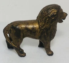 Vintage Bank A C Williams Cast Iron LION Still Penny BANK