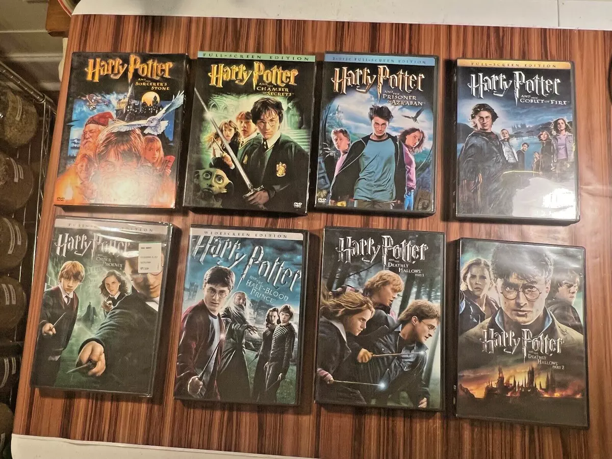 Harry Potter The Complete 1 2 3 4 5 6 7 8 Film Collection DVD Movie Lot Rowling
