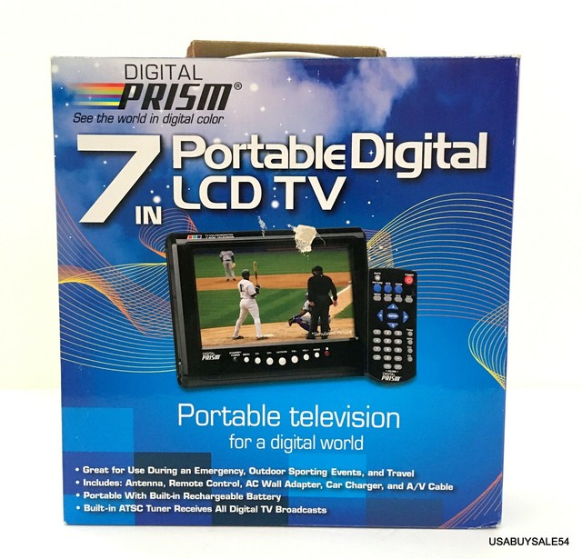 Digital Prism ATSC710 7" 480i EDTVReady LCD Television for sale