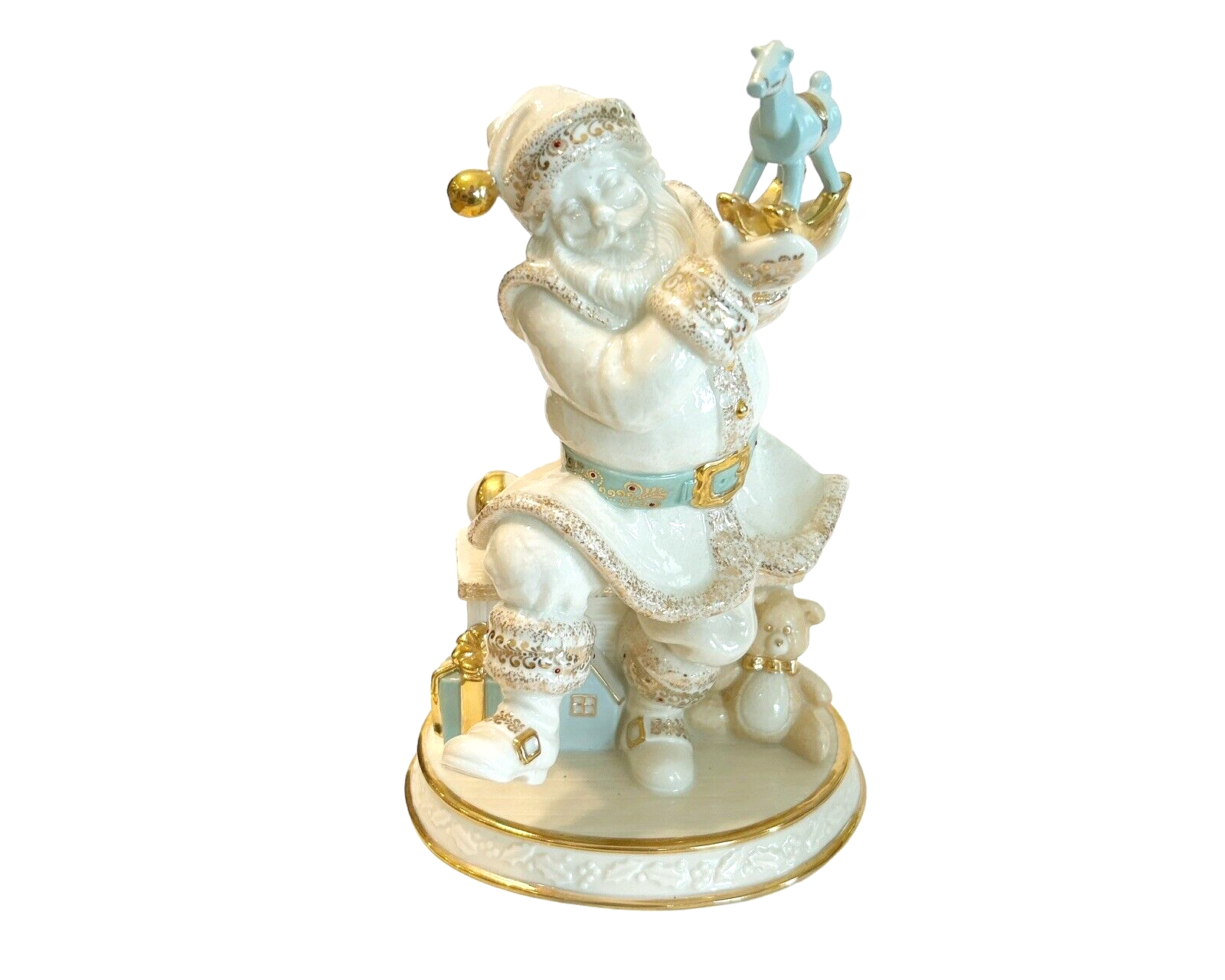 Lenox Santa With Toys in Santa's Workshop Collection Series Porcelain Christmas