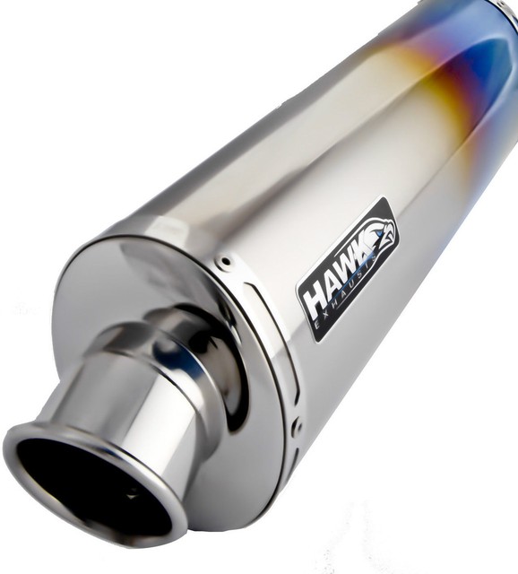 Kawasaki ZX12R ZX12 ZX12R Colour Titanium Oval Exhaust Race Can Road