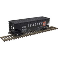 Atlas H.O. Scale 20 005 904 Reading 2-Bay Offset Side Hopper 3 Car Pack