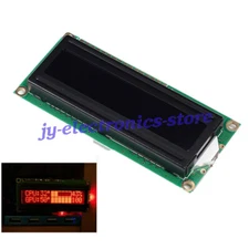 DC 5V LCD 1602A 16x2 Dot Matrix Red Character LCD Screen Module Black Background