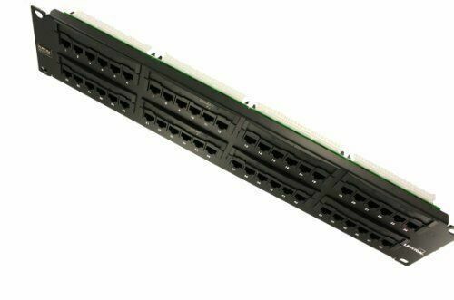 Leviton 49255-Q89 Flat 12-Port Patch Block (Mounting Bracket Sold