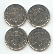 Canada 2003 2004 2005 2006 [ All P ] Five Cent Canadian Nickels Nickel Set 5c ~