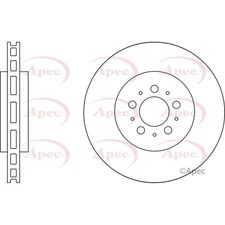 Apec Rear Brake Disc DSK2688 - OE High Quality Precision Engineered Part