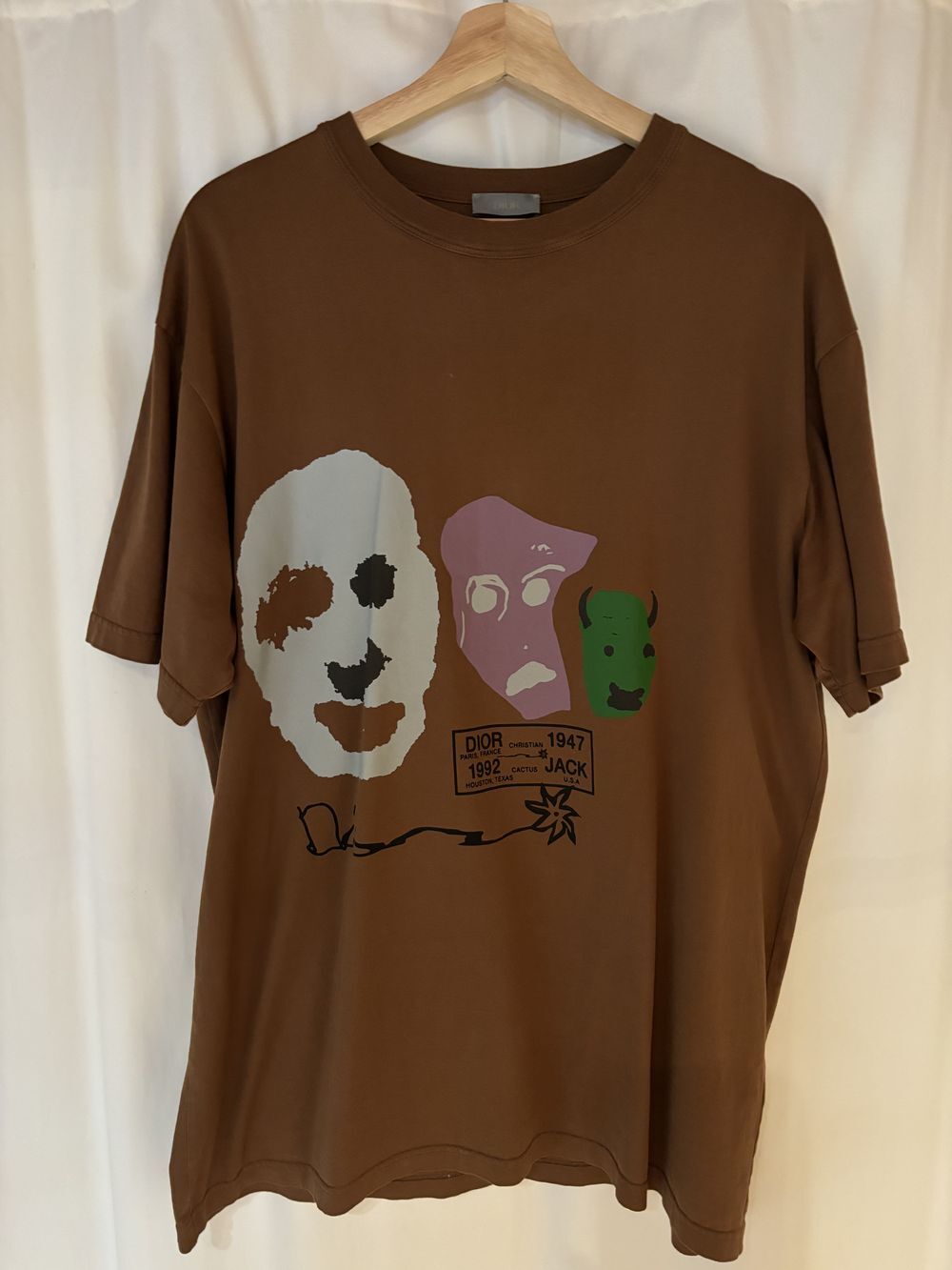 CACTUS JACK Travis Scott 90s Short Sleeve T-Shirt Retro style Reprint NH14661