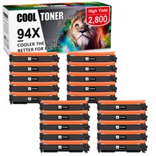 20pk Black CF294X 94X Toner Cartridge for HP LaserJet Pro M118dw M148fdw Printer