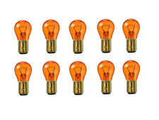 1157 Amber Stock Tail Light Rear Brake Stop Turn Signal Lamps Bulbs Box Of 10