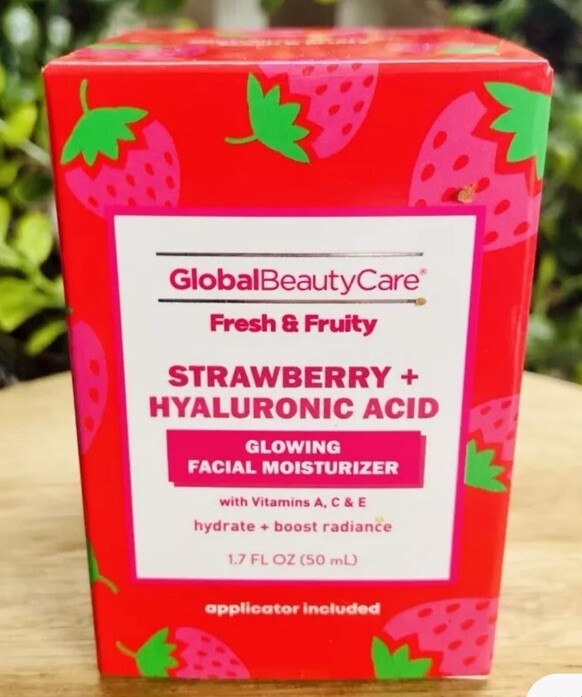 Global Beauty Care Fresh & Fruity Strawberry Glycolic Acid Exfoliate Face Polish