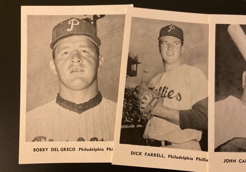 Vintage 1960's Baseball Picture Pack - Philadelphia Phillies with Robin Roberts - Picture 6 of 8