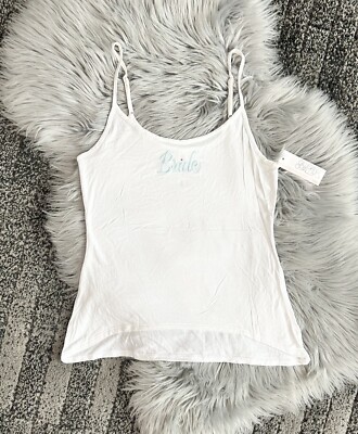 Bride Sleepwear Tank Top. Bridal Top. Getting Ready Bridal Tank. Bachelorette.