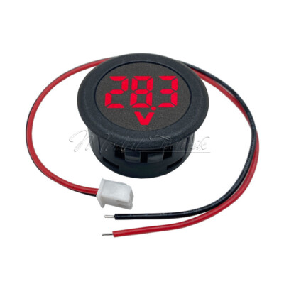 LED Digital DC 4-100V Voltmeter Anti-reverse Reverse Connection Protection Meter