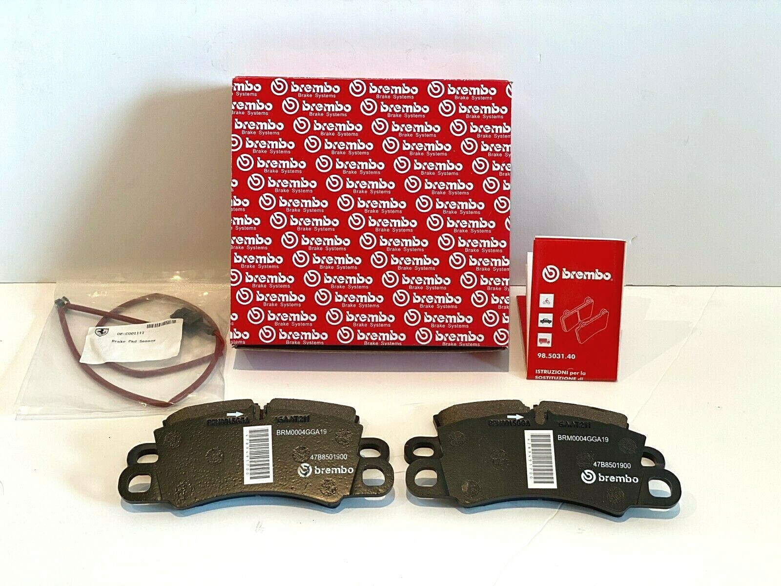 🚚Ferrari 488, F8, F12 & 812 Rear Brake Pad Set