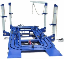 FREE SHIPPING NEW 24 FEET 4 TOWERS AUTO BODY SHOP FRAME MACHINE COMPLETE PCKG