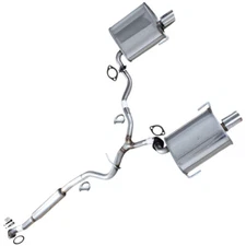 Stainless Steel CatBack Exhaust System Kit fits: 2006-2009 Subaru Legacy 2.5L