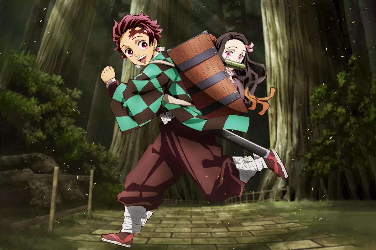 Nezuko e Tanjiro