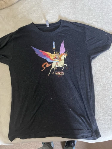 She-Ra Princess Of Power T-Shirt Size Large Cast And Crew Broken In