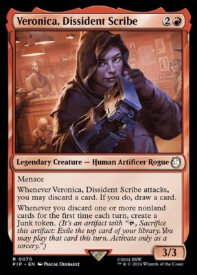 MTG Fallout R Veronica, Dissident Scribe #0070