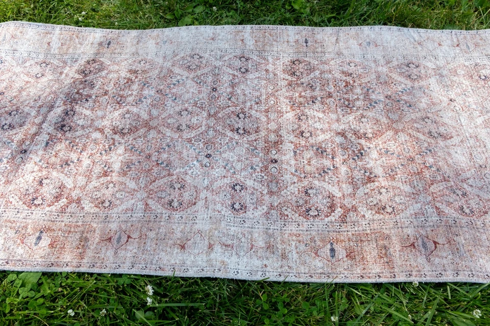 Alfombra turca 2'x9', alfombra de corredor, oriental Foto 2 de 4