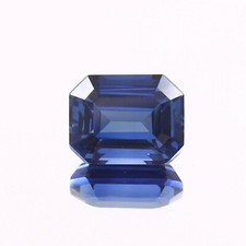 Natural Flawless Ceylon Royal Blue Sapphire Radiant Loose Gemstone Cut 8x6 MM