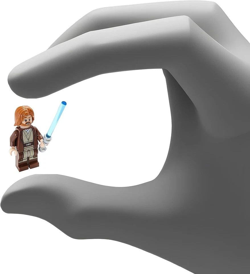 Lego Star Wars Mini Figure - Obi-Wan Kenobi with Lightsaber Approximately 45mm - Image 4 of 4