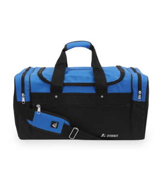 Unisex Sports Duffel Bag, Large Royal Blue
