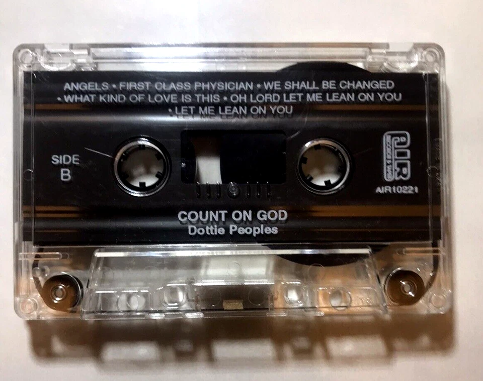 DOTTIE PEOPLES  "Count on God Cassete Tape" - Image 2 of 2