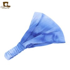 Wide Headband Retro Elastic Women's Tie-Dye Cross-Border Ribbon High Quality