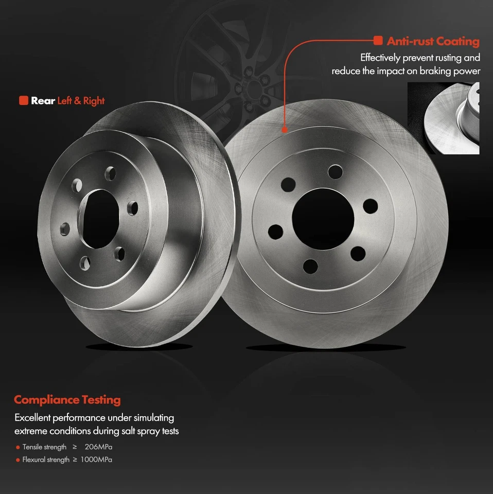 Задние дисковые тормоза левый и правый для Dodge Dakota 2003 2004 V6 3,7/3,9 л V8 4,7/5,9 л - Изображение 2 из 4