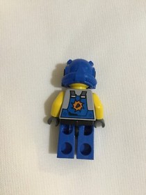 Lego Minifigure 8956 Power Miner Blue Minifig