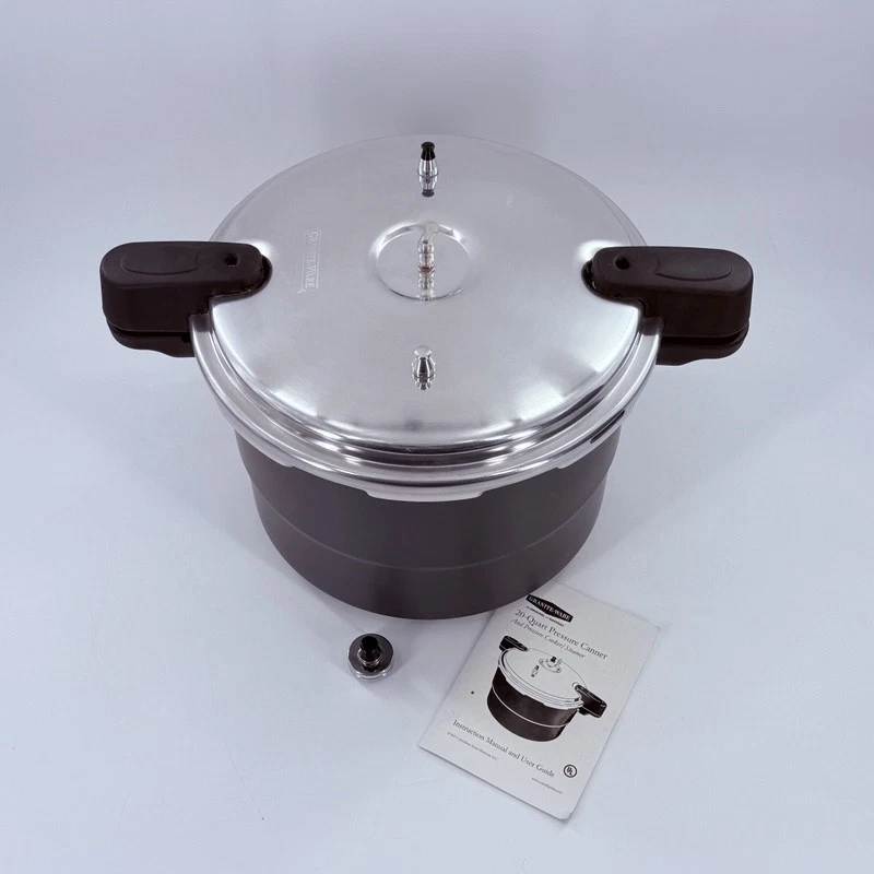 Granite Ware 20-Quart Pressure Canner Cooker Steamer with Manual - Stovetop