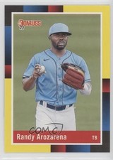 2022 Donruss Retro 1988 Variation Yellow Randy Arozarena (Blue Jersey) #275 1u0
