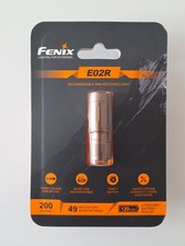 Torcia Fenix E02R marrone - 200 lumen
