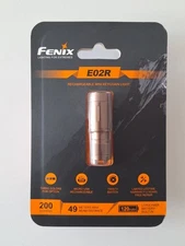 Fenix E02R Brown Flashlight - 200 Lumens