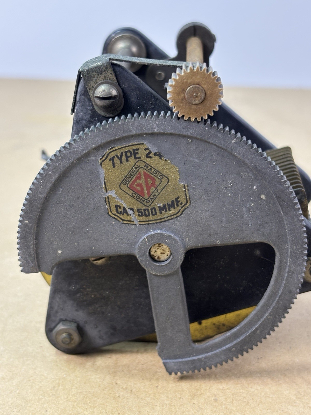 1920's General Radio Company Type 247 Air Variable Capacitor 500MMF Used Qty