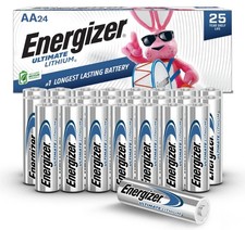 Energizer Ultimate Lithium AA Batteries - 24 Count Exp: 12/2049 