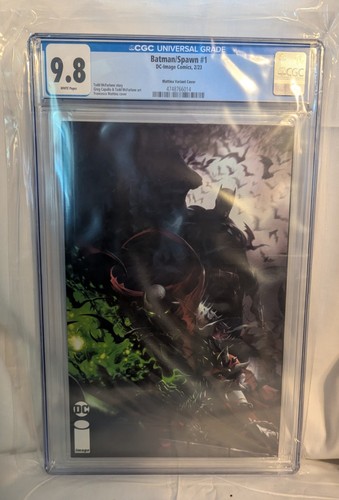 Batman Spawn #1 2022 Mattina variant cover (E) cgc 9.8