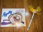 Vintage 1980's Cabbage Patch Pencils With Head Topper And Royalty Nylon Hairnet