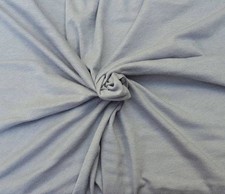 Lightweight Frost Gray Cotton Fabric Jersey Knit by the Yard 8/16