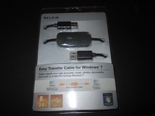 NEW Belkin Easy Transfer Cable 8 ft Double 2.4m USB 2.0 Windows XP or Vista to