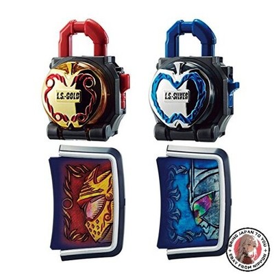 NEU Kamen Rider Gaim DX Gold und Silber Apple Lockseed Kamen Rider Mars Crown