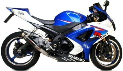 Scorpion Exhaust RP1-GP Slip-on Carbon Fibre Suzuki GSXR 1000 K7-8