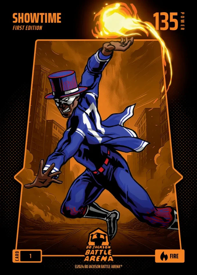 Bo Jackson Battle Arena Alpha Base Paper - Complete Your Hero Set