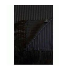 Silk Tuxedo Scarf in Red or Black Tone on Tone Stripe