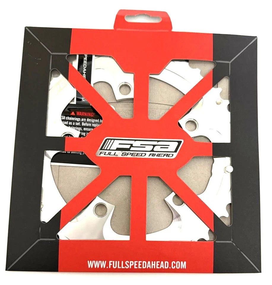 FSA SL-K Super Road Chainring BCD110 46 tooth Alloy Silver N10/11 WA448 New - Image 2 of 4