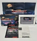 Soul Blazer Super Nintendo SNES Complete CIB w/ Manual Poster + Protector