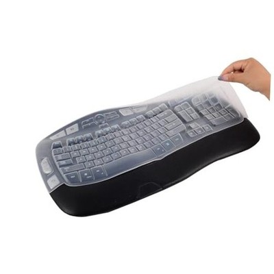 Keyboard Cover for Logitech K350 MK550 MK570 Wireless Wave Transparent