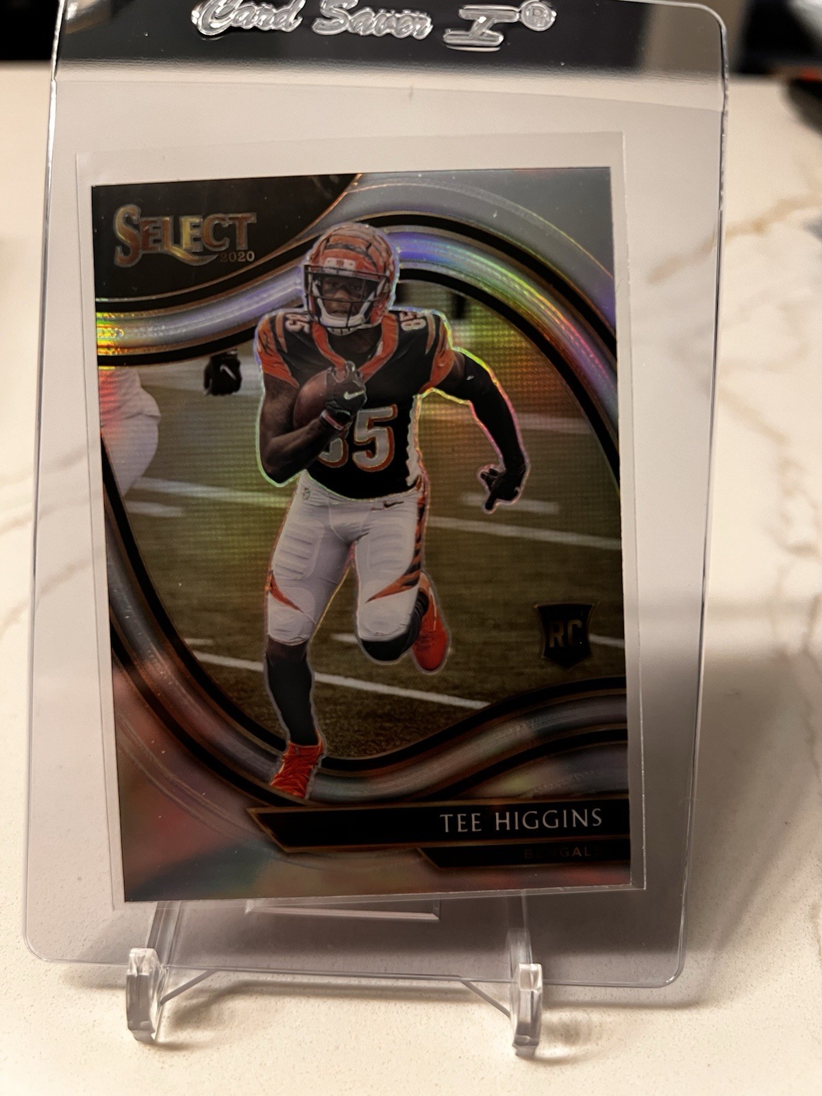 2020 SELECT FIELD LEVEL TEE HIGGINS SILVER PRIZM ROOKIE- BENGALS- SP