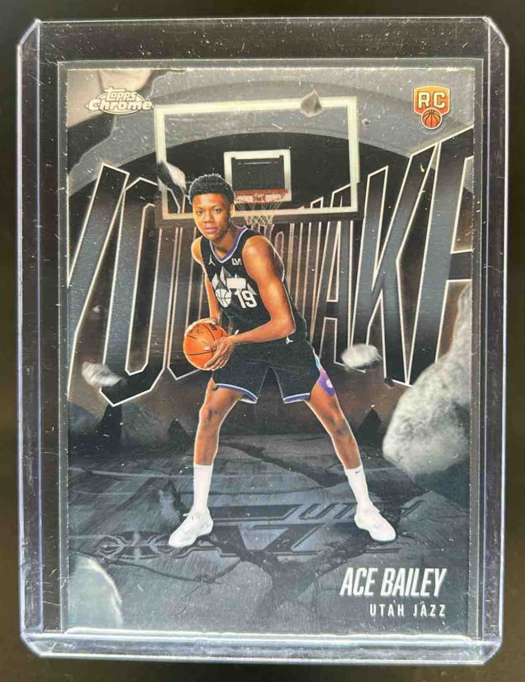 2025-26 Topps Chrome Ace Bailey Youthquake RC Rookie #YQ-5 Jazz